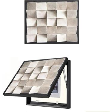 Imagem de Caixa De Distribuição Ocultar Pinturas Tampa A Caixa De Interruptor Criativo Moderna Com Haste Hidráulica Suporta Medidor Elétrico Caixa Decorativa, F, 45x35cm(covering35x25cm)