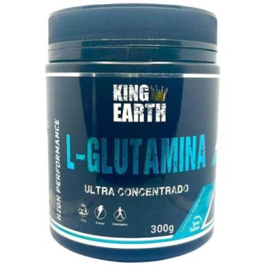 Imagem de L-Glutamina 300g 100%Pura - King Earth - Rei Terra