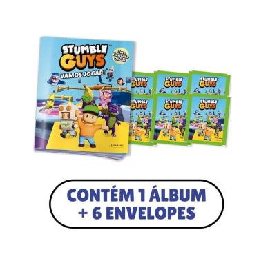 Imagem de STUMBLE GUYS - Álbum Capa Cartão + 06 Envelopes