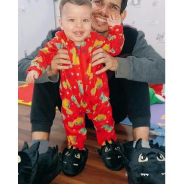 Imagem de Pantufa infantil e adulto Banguela/ Fúria da Noite - RV chinelos , Pre