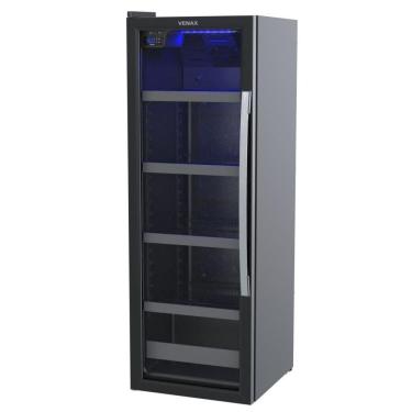 Imagem de Cervejeira Expositora Venax Porta Invertida Blue Light 209L Preto 110V