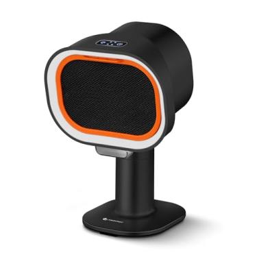 Imagem de Exaustor portátil - Exaustor ajustável de 4 velocidades com altura telescópica e inclinação de 40° baixo ruído 52dB, filtro de alumínio de grande calibre + copo de óleo e 10 filtros de algodão de