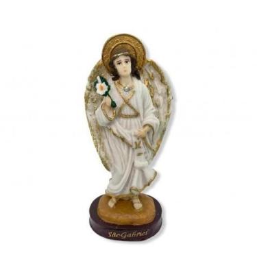 Imagem de Escultura Arcanjo Gabriel 14 Cm Em Resina - Protetor - Lua Mística - 1