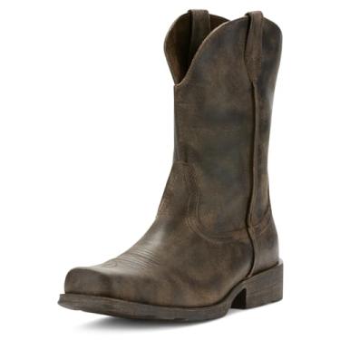Imagem de Ariat Bota masculina Rambler Western, Cinza antigo, 45