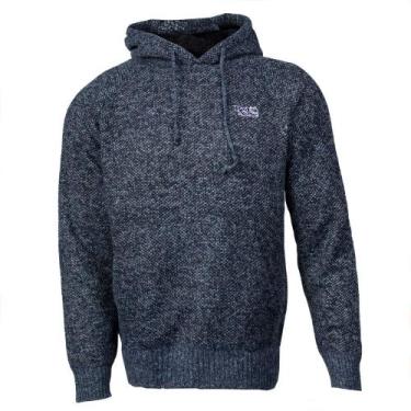 Imagem de Suéter Masculino Red Nose Textura Frontal Canelado Azul, Azul, M