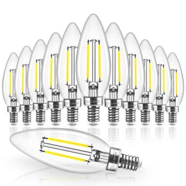 Imagem de Lâmpada LED de candelabro Hizashi E12 4W 450lm 5000K regulável, pacote