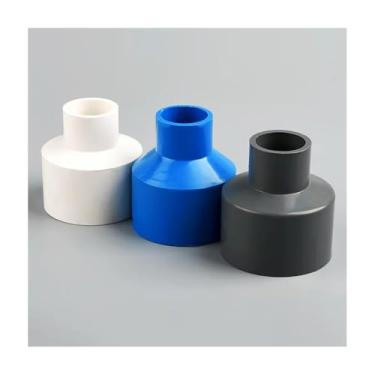 Imagem de Conector Redutor De PVC Resistente Para Canos De Água, Aquários, Estufas - Adaptador De 63 Mm-90 Mm Para 20 Mm-75 Mm - 1 Peça (azul/cinza/branco)(Gray,90x40mm)