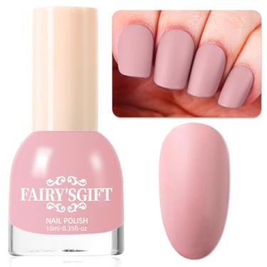 Imagem de Esmalte fosco para esmalte seco para verniz de arte de unhas, esmalte de veludo com efeito de névoa, 10,4 ml (Deep Nude-05, 10 ml)