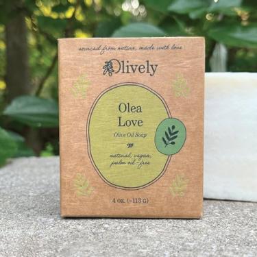 Imagem de Olively Olea Love – Sabonete totalmente natural – Sabonete feito à mão com azeite de oliva puro – Sabonetes em barra feitos com ingredientes 100% naturais – Sabonete corporal e de banho – vegano, não