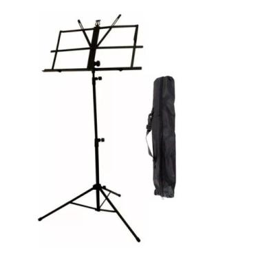 Imagem de Estante partitura dobrável suporte preta CSM (unidade) - CUSTOM SOUND