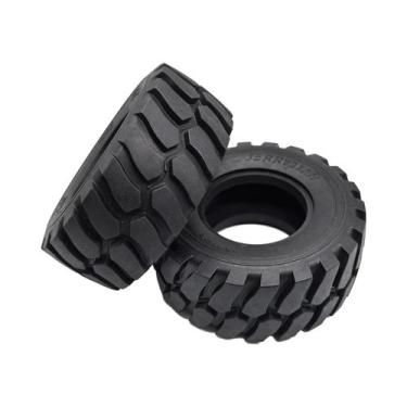 Imagem de Pneus De Borracha De 45mm Para Carro Rc, Acessórios De Roda De 110mm D