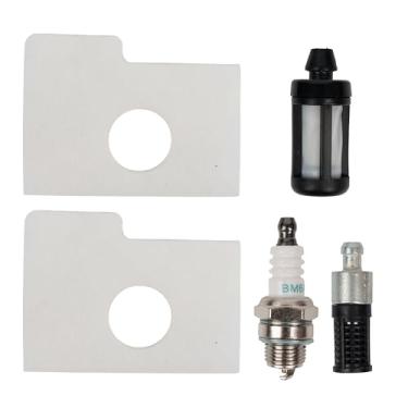 Imagem de BlueStars Kit de ajuste de filtro de ar MS170 MS180 - compatível com STIHL MS 170 MS 180 017 018 motosserra 1130 124 0800 com filtro de óleo de vela de ignição