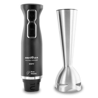Imagem de Mixer Inox Maxx Bmx355p 350W Britânia Preto Jarra 1,05l 220V