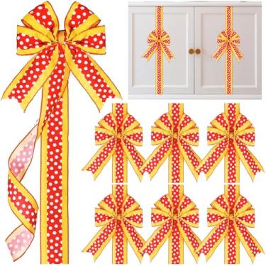 Imagem de Giegxin 6 Pçs Arcos de Armário de Natal Mouse Construção Porta Fita Grande Inverno Festivo Fitas e Arcos Desenhos Animados História Anime Arco de Porta de Armário para Artigos de Festa Festiva