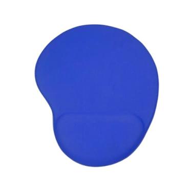 Imagem de Mousepad Gamer com Apoio de Pulso em Gel Preto Antiderrapante, Conforto para Trabalho e Jogo no Computador Mouse Pad(Azul)
