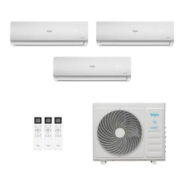 Imagem de Ar-CondicionadoTri Split Inverter Elgin 27.000 (1x Evap HW 9.000 + 2x Evap HW 12.000) Quente/Frio 220V	