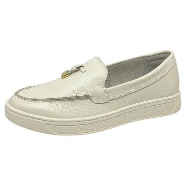 Imagem de Tênis Feminino Casual Estilo Conforto Laço Couro Comfortflex