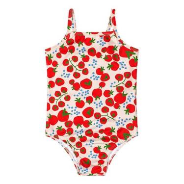 Imagem de Maiô Estampado FPS +50 para Menina Quimby, Bege, 10