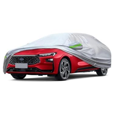 Imagem de Capa de carro impermeável de 16 camadas para todos os climas para Sedans, proteção externa completa, ajuste universal para Toyota Corolla Prius Honda Civic VW Jetta Nissan Sentra Kia Forte Hyundai