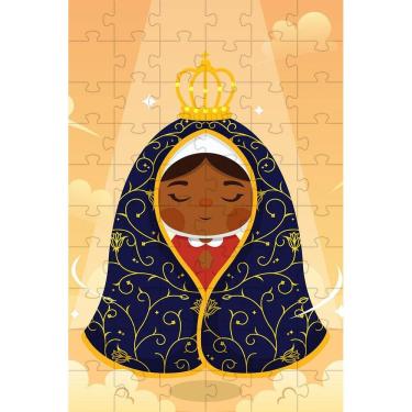 Imagem de Quebra-Cabeças Infantil Nossa Rainha Senhora Aparecida 60