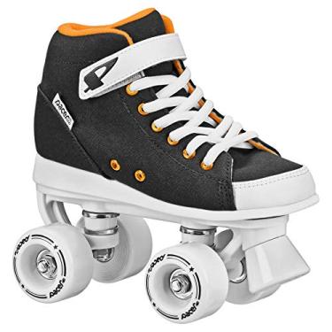 Imagem de Pacer Scout ZTX Kids 's Quad Skates para rolo para ambientes internos e externos, Black - Licorice, 12Jr