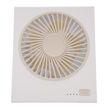 Imagem de Cryfokt Mini Ventilador de Mesa, Ventilador de Mesa Com Bateria de Acampamento (Branco)