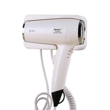 Imagem de Secador de Cabelo Elétrico 1600W - Íons Negativos - Montado em Parede - Cuidados com o Cabelo