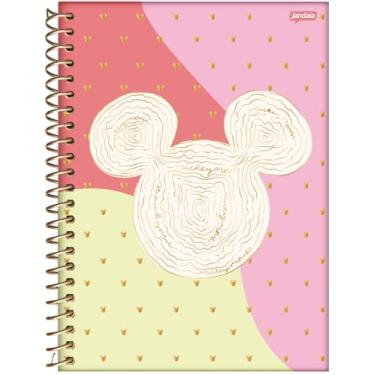 Imagem de Jandaia - Caderno Espiral College 175x242mm CD 1 Matéria 80 Fls Mickey Arts Orelha Off White FSC