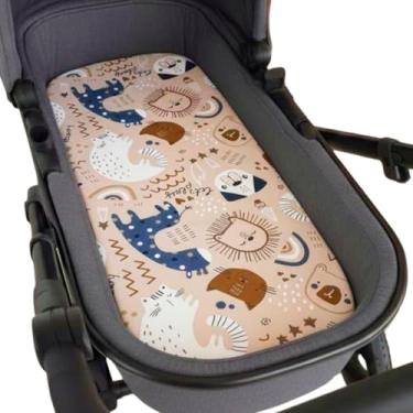 Imagem de Colchão para Carrinho Moises Colchonete Bebê Menino Menina com Capa Removível e Espuma(MUNDO PET)