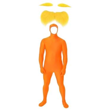 Imagem de IEUDNS Body aberto com elástico para fantasia, fantasia de aniversário, carnaval, traje de dramatização, M