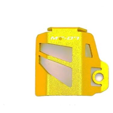 Imagem de BYYINGSUS Compatível com MT 07 09 10 MT07 MT09 MT10 SP 2023 2022 Acessórios Proteção do reservatório de fluido de freio traseiro da motocicleta (ouro-MT07)