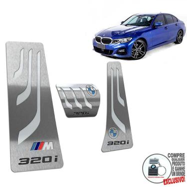 Imagem de Descanso + Pedaleira Aut Prata Bmw 320I M Sport 2020 2021