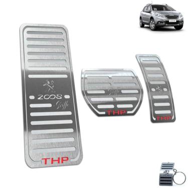 Imagem de Descanso Pedaleira Peugeot 2008 Griffe Thp 2016 A 2019 Prata