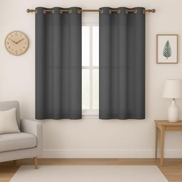 Imagem de Cortina Sala Quarto Cozinha Escritório em Tecido Oxford Premium 2,60m x 1,40m (Grafite)