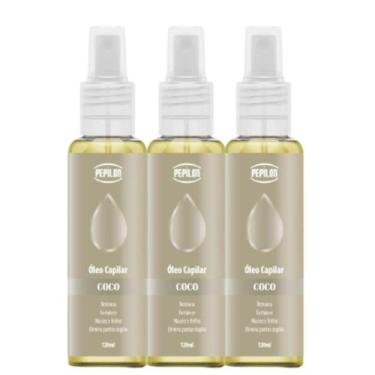 Imagem de Kit 3 Óleo Capilar Coco Hidratação Profunda 120Ml - Pepilon