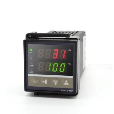 Imagem de Controlador de Temperatura REX C100 100-220V com Rele - OEM