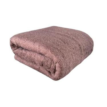Imagem de Manta Cobertor Casal Microfibra 1,80x2,00 Mt (MARROM)