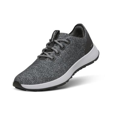 Imagem de Allbirds Tênis feminino de lã NZ impermeável, Cinza escuro (sola cinza claro), 37