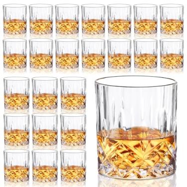 Imagem de Ayearparty 24 peças de copos de uísque à moda antiga a granel de 293 ml, copos de coquetel para uísque, bourbon, vodka, licor e coquetéis, presente para o pai