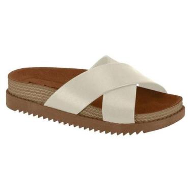 Imagem de Chinelo Moleca - Feminino, Branco off, 38