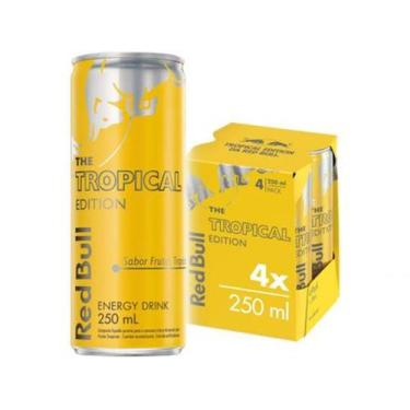 Imagem de Bebida Energética Red Bull Tropical Edition - Frutas Tropicais 250ml 4