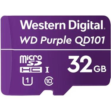 Imagem de Cartão De Memória WD Purple 32GB, Micro SD, 16tbw, Segurança Eletrônica - 4600162