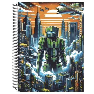 Imagem de Caderno De 15 Matérias Capa Dura Espiral 240 Folhas Games - PanAmerica
