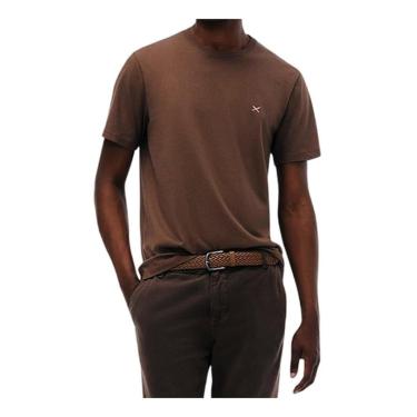 Imagem de Camiseta Masculina Hering MC Regular Marrom - 4FEFHLFEN-Masculino