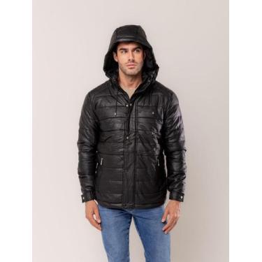 Imagem de Jaqueta material sintético Forrada Capuz Removível Impermeável Neve Fr