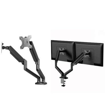 Imagem de Suporte Articulado de Mesa para 2 Monitores, Capacidade 10kg, Preto