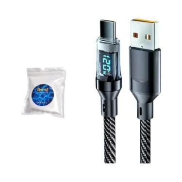 Imagem de Cabo De Carregamento Rápido USB C Para C De Alta Potência 30W-120W Com