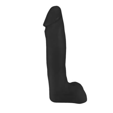 Imagem de Pênis Gigante e Grosso Flexível com Escroto Benga 28 x 6,5cm Preto