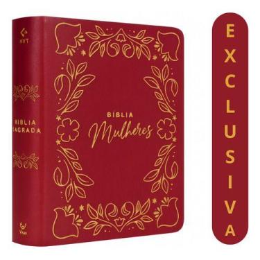 Imagem de Bíblia Mulheres Frame E Floral  Viviane Martinello  Tradução Nvt  Capa