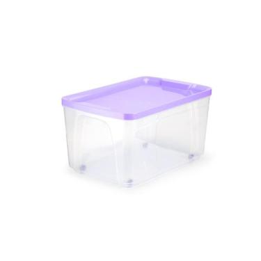 Imagem de Caixa Organizadora Multiuso 60 L Cod.977 Agraplast com Tampa e Rodinha